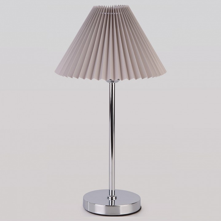 Настольная лампа декоративная Eurosvet Peony 01132/1 хром/серый