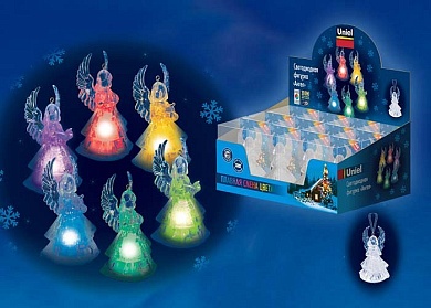 Набор ангелов световых Uniel ULD ULD-F620 RGB XMAS TREE SET12