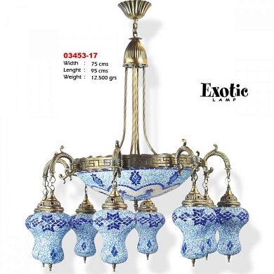 Люстра подвесная Exotic Lamp 03453-17