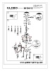 Подвесная люстра Globo Dunja 64104-15