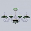 Подвесная люстра Bohemia Ivele Crystal Ivele Crystal 1 1308/10/300 G Cl/Clear-Green/H-1I