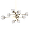 Люстра Delight Collection Globe Mobile 8 brass